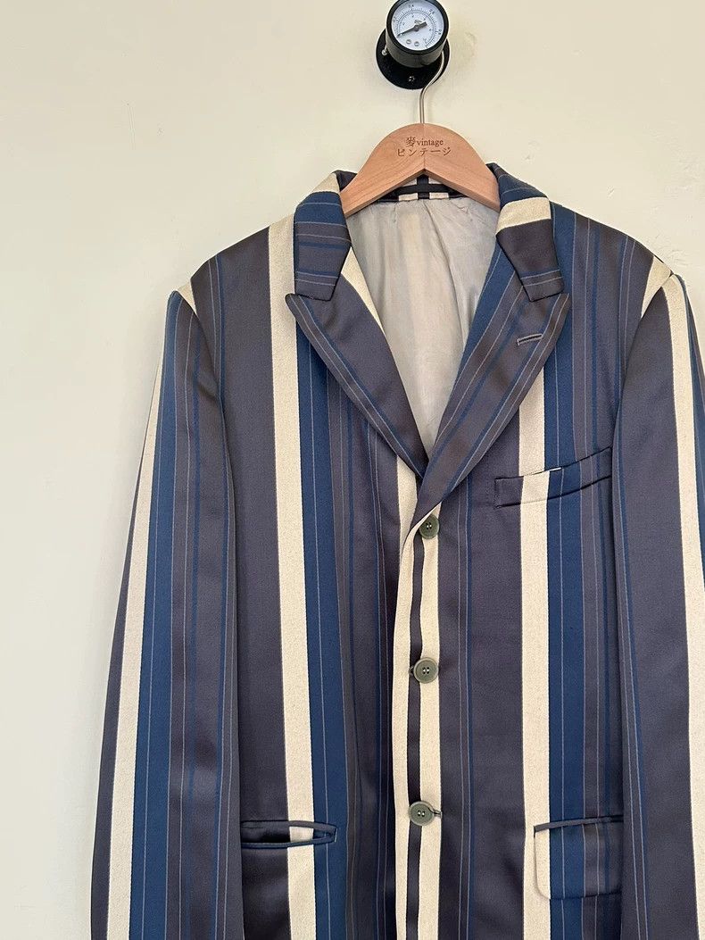 Comme des Garcons comme des garçons striped patchwork blazer Size US M / EU 48-50 / 2 - 4 Thumbnail