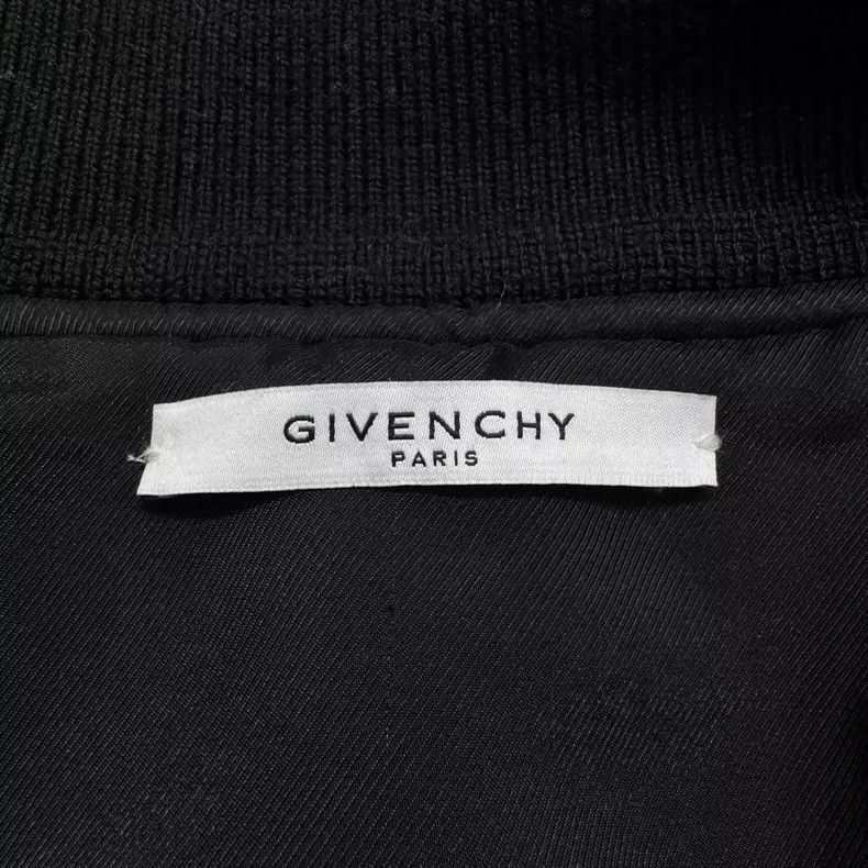 Givenchy givenchy black cotton bomber jacket Size US L / EU 52-54 / 3 - 2 Thumbnail