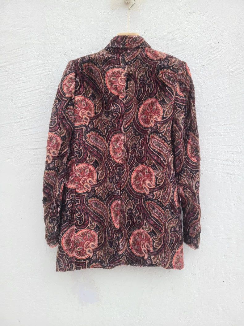 Ann Demeulemeester elegant velvet paisley patterned blazer Size US M / EU 48-50 / 2 - 3 Thumbnail