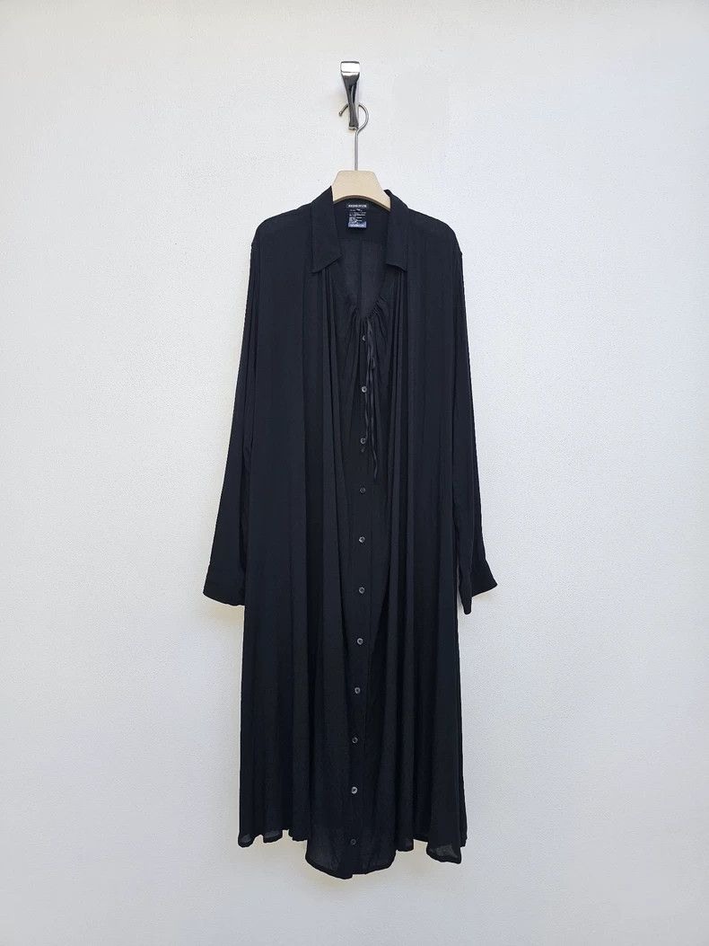 Ann Demeulemeester silk long shirt coat by ann demeulemeester Size US M / EU 48-50 / 2 - 4 Thumbnail
