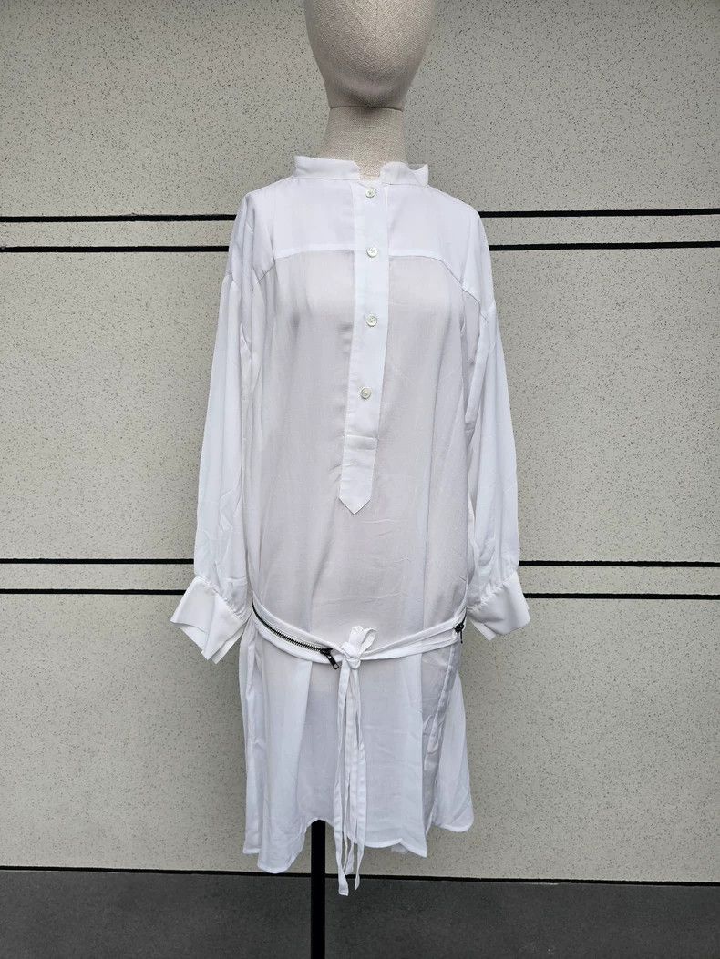 Ann Demeulemeester silk long shirt dress by ann demeulemeester Size US M / EU 48-50 / 2 - 5 Thumbnail