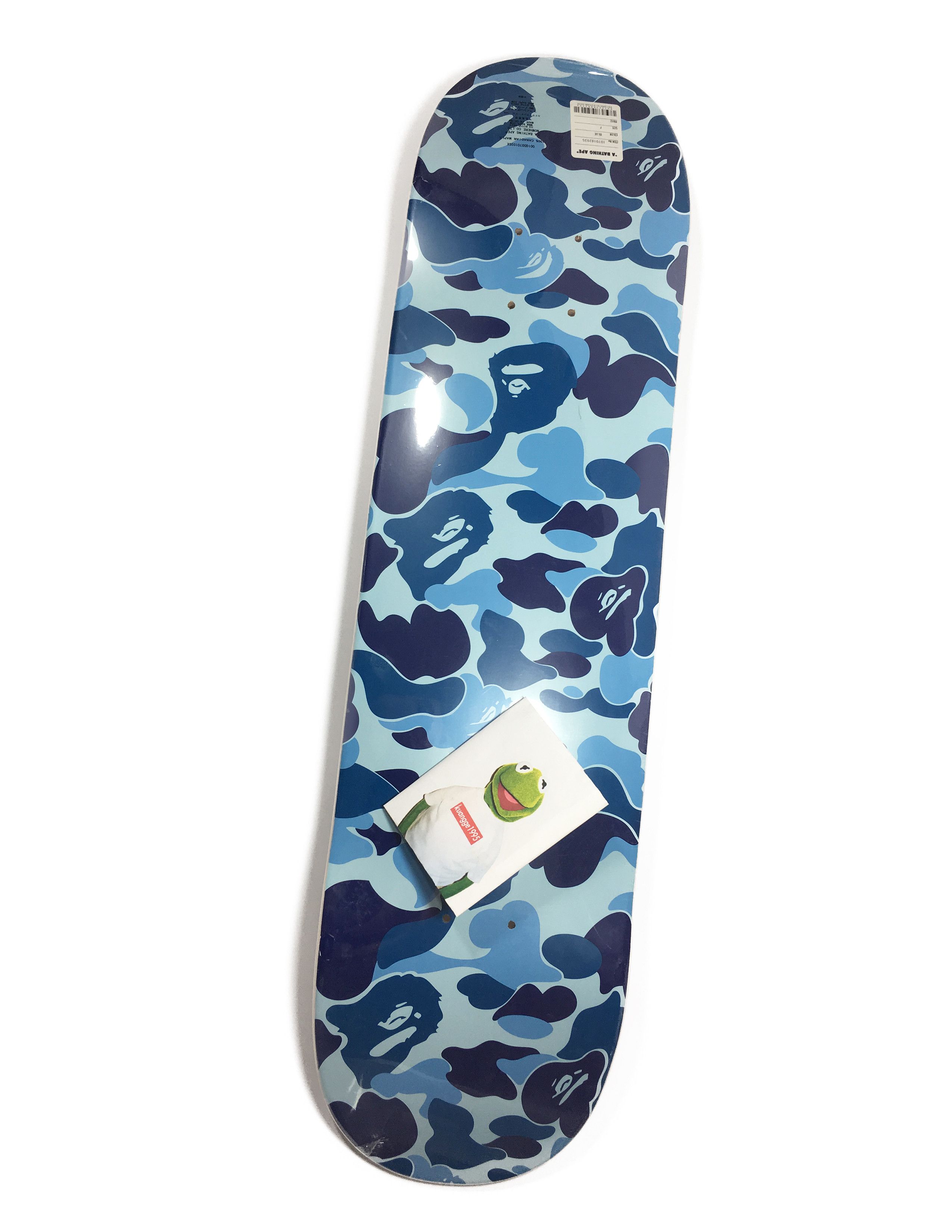 Bape a bathing ape abc camo blue deck skateboard accessories