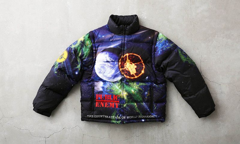 Supreme Supreme x Undercover Public Enemy 'Fear of a Black Planet' Puffer  Jacket | Grailed