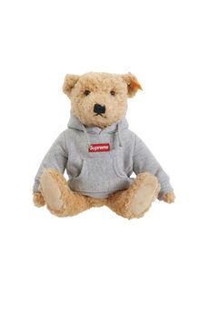 Supreme hot sale hoodie bear