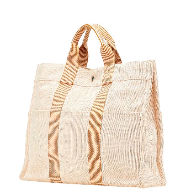 Hermes Hermes Hermes New Fourre Tout Toile H Tote Bag Cotton Tote Bag Size ONE SIZE - 2 Thumbnail