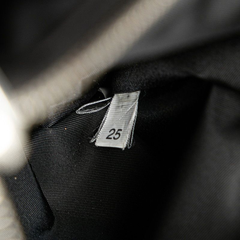 Prada Prada Prada Triangle Logo Plate Nylon Leather Tote Bag Leather Tote Bag 1BG421 Size ONE SIZE - 10 Thumbnail