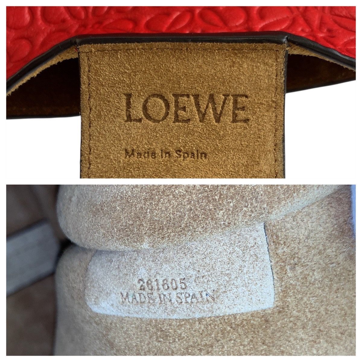 Loewe Loewe Loewe Repeat Anagram Leather 2way Bag Leather Shoulder Bag DUTY FREE for USA Size ONE SIZE - 4 Thumbnail