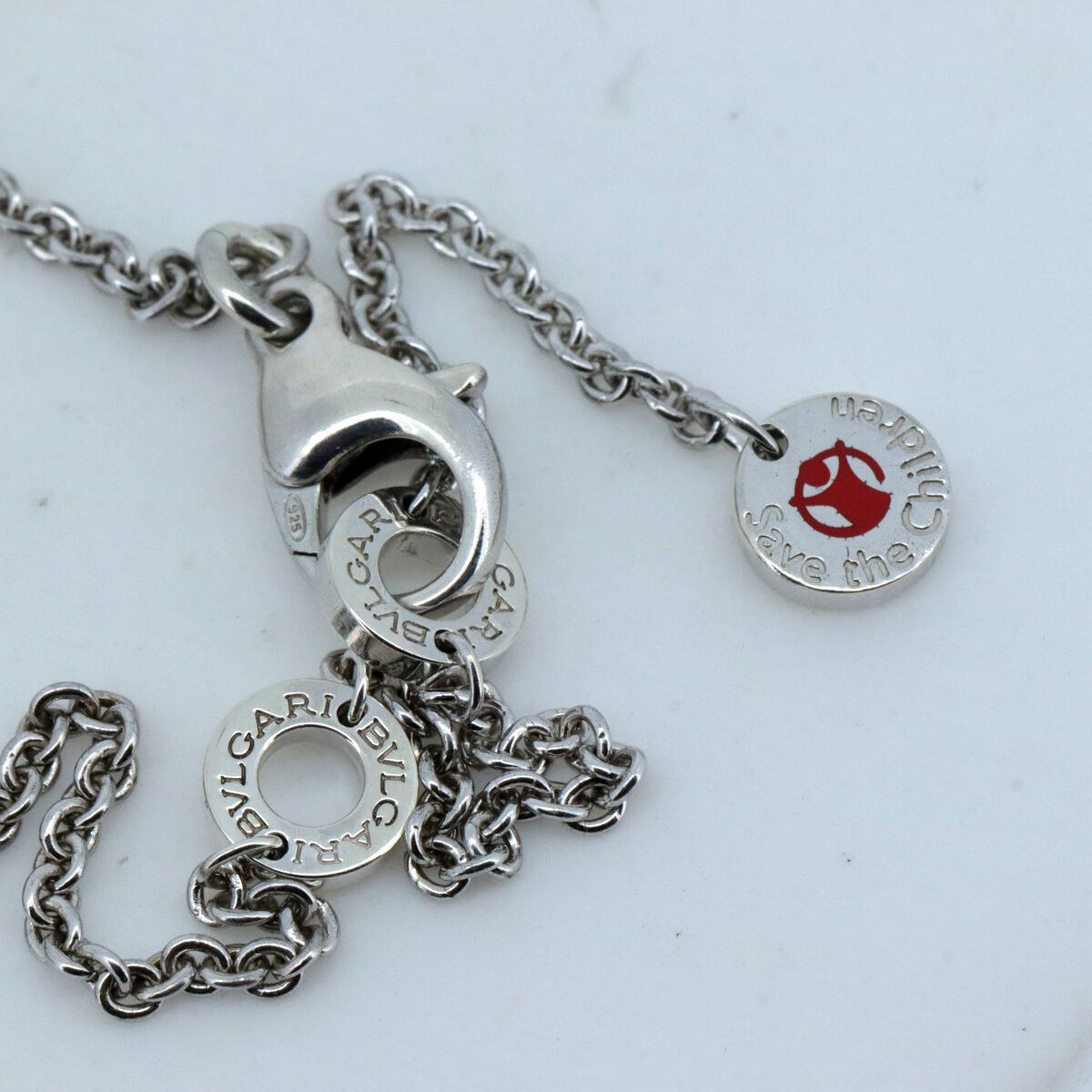 Bvlgari Bvlgari Bvlgari Save the Children Ag925 Necklace Metal Necklace Size ONE SIZE - 3 Thumbnail