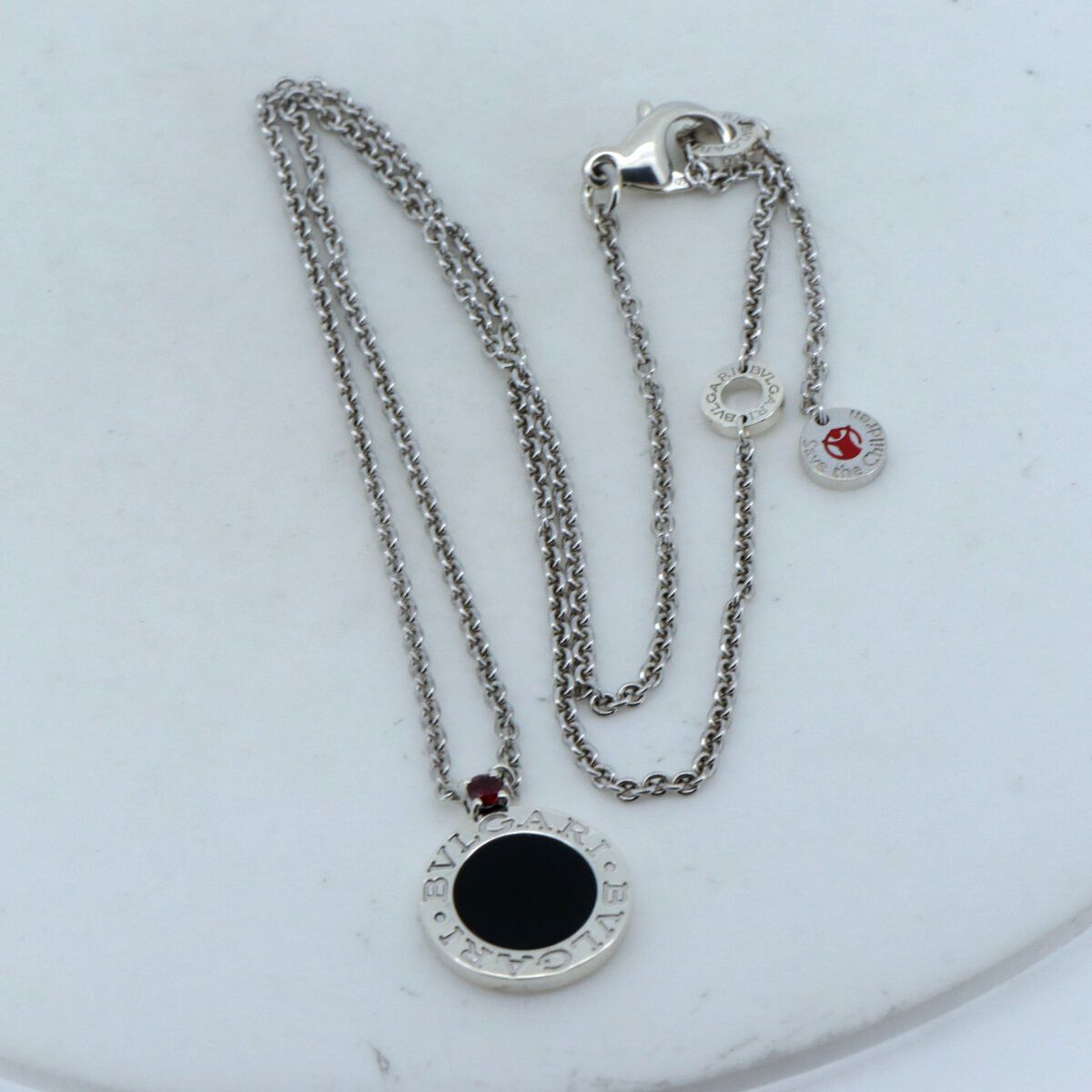Bvlgari Bvlgari Bvlgari Save the Children Ag925 Necklace Metal Necklace Size ONE SIZE - 2 Thumbnail