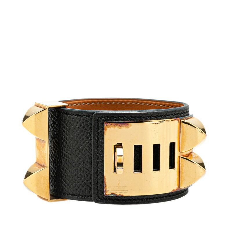 Hermes Hermes Hermes Collier de Chien Epsom Bracelet Leather Bangle Stamp X (2016) DUTY FREE for USA Size ONE SIZE - 3 Thumbnail