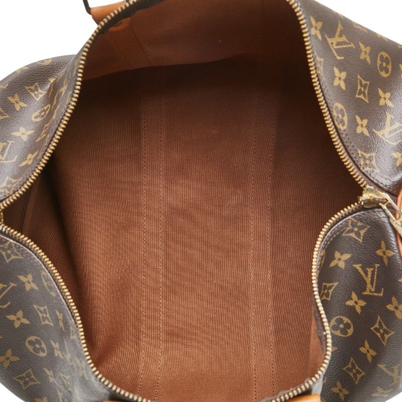 Louis Vuitton Louis Vuitton Louis Vuitton Keepall Monogram Boston Bag Canvas Travel Bag M41428 Size ONE SIZE - 12 Thumbnail