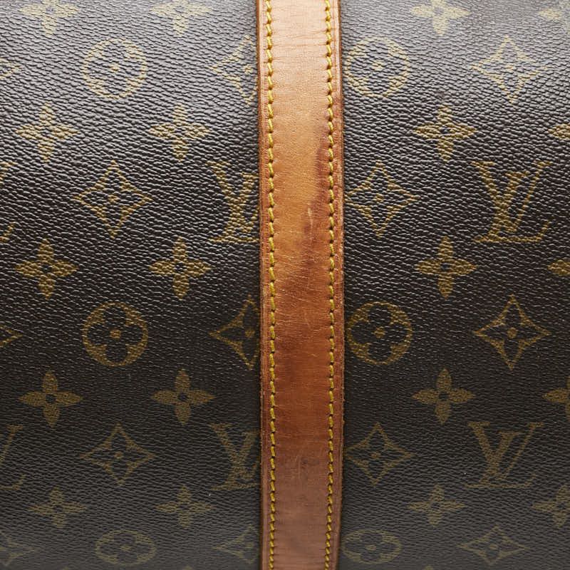 Louis Vuitton Louis Vuitton Louis Vuitton Keepall Monogram Boston Bag Canvas Travel Bag M41428 Size ONE SIZE - 9 Thumbnail