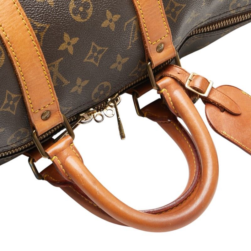 Louis Vuitton Louis Vuitton Louis Vuitton Keepall Monogram Boston Bag Canvas Travel Bag M41428 Size ONE SIZE - 10 Thumbnail