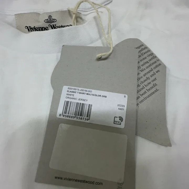 Vivienne Westwood Vivienne Westwood White Short Sleeve T-Shirt 0079 Size US S / EU 44-46 / 1 - 5 Thumbnail