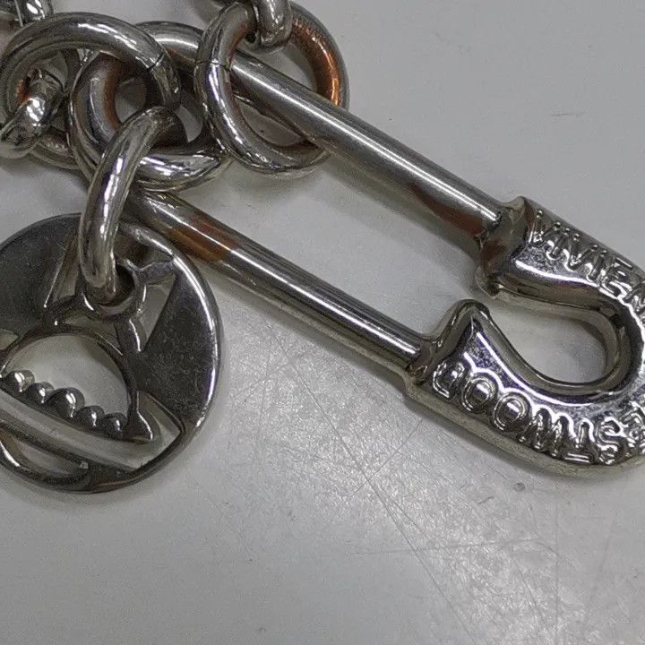 Vivienne Westwood Vivienne Westwood Brass Logo Chain Necklace for Men 0079 Size ONE SIZE - 3 Thumbnail