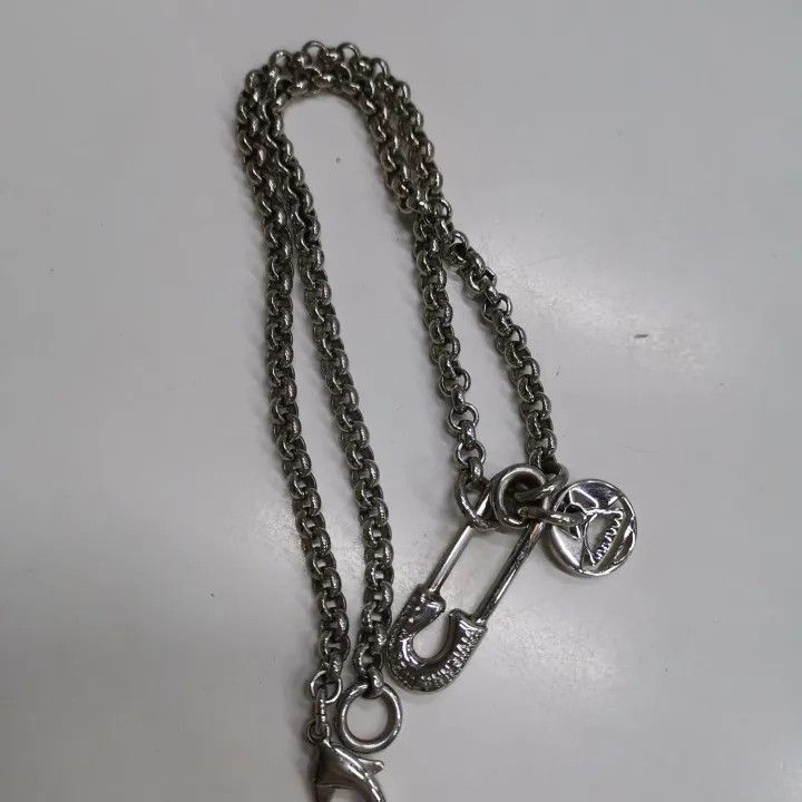 Vivienne Westwood Vivienne Westwood Brass Logo Chain Necklace for Men 0079 Size ONE SIZE - 7 Thumbnail