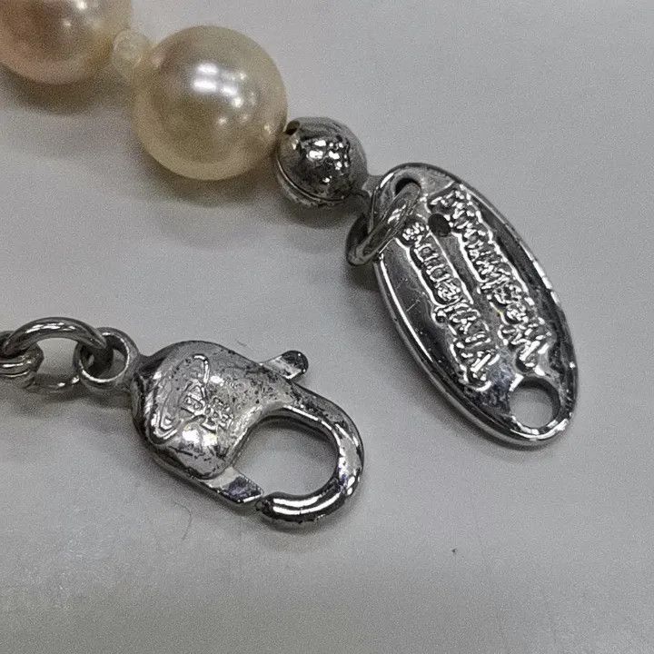 Vivienne Westwood Vivienne Westwood Elegant Pearl Necklace with Charm 0079 Size ONE SIZE - 5 Thumbnail