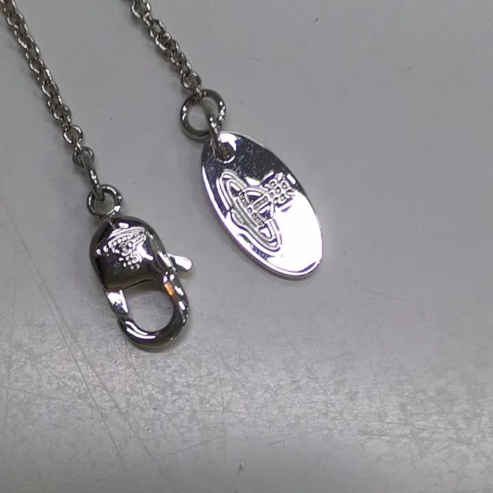 Vivienne Westwood Vivienne Westwood Diamante Heart Pendant Necklace 0079 Size ONE SIZE - 3 Thumbnail
