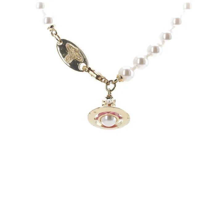 Vivienne Westwood Vivienne Westwood Simonetta Saturn Pendant Necklace 0079 Size ONE SIZE - 2 Thumbnail