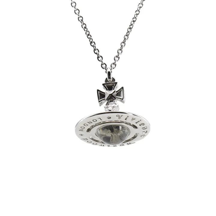 Vivienne Westwood Vivienne Westwood Brass Saturn Necklace for Couples 0079 Size ONE SIZE - 2 Thumbnail
