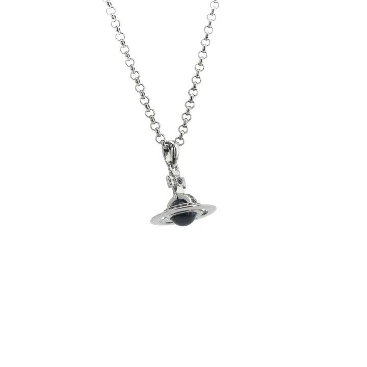 Vivienne Westwood Vivienne Westwood Brass Planet Pendant Necklace 0079 Size ONE SIZE - 2 Thumbnail