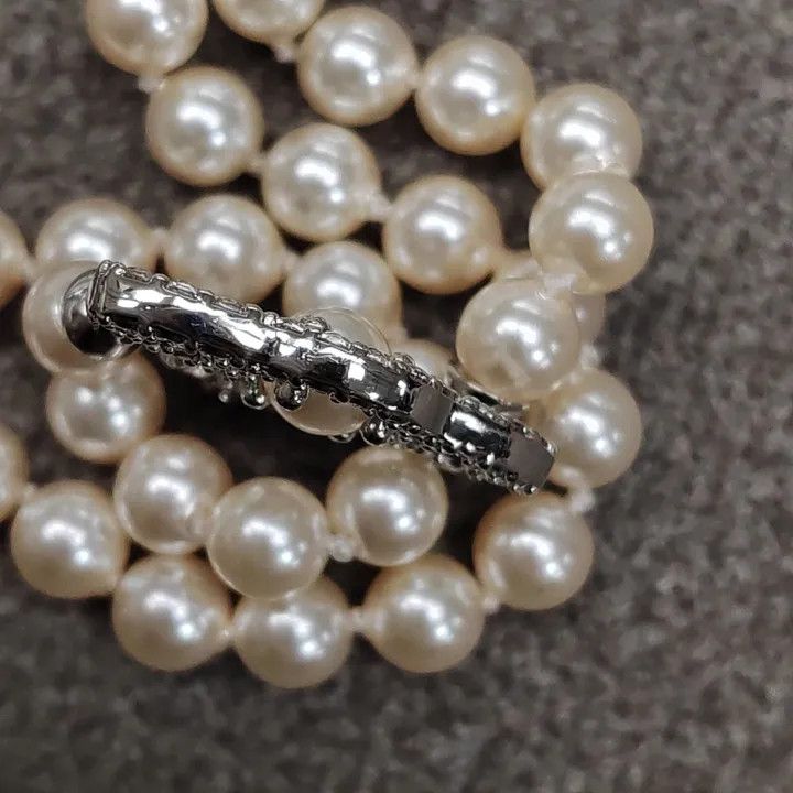 Vivienne Westwood Vivienne Westwood Pearl Saturn Necklace for Couples 0079 Size ONE SIZE - 4 Thumbnail
