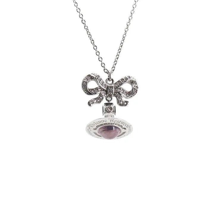 Vivienne Westwood Vivienne Westwood Octavie Saturn Pendant Necklace 0079 Size ONE SIZE - 2 Thumbnail