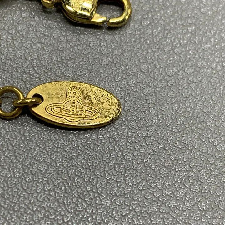 Vivienne Westwood Vivienne Westwood Lucrece Gold Safety Pin Necklace 0079 Size ONE SIZE - 6 Thumbnail