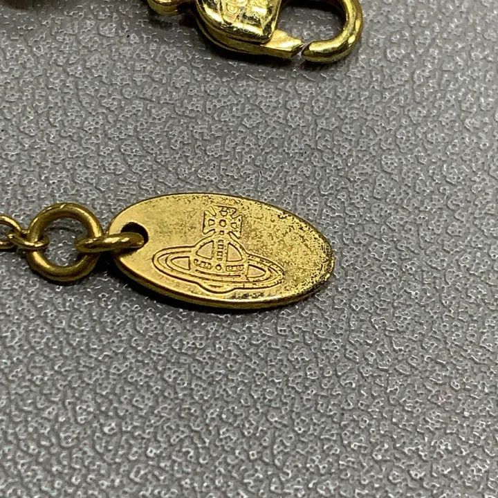 Vivienne Westwood Vivienne Westwood Lucrece Gold Safety Pin Necklace 0079 Size ONE SIZE - 7 Thumbnail