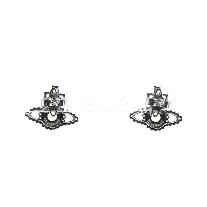 Vivienne Westwood Vivienne Westwood Ismene Brass Earrings with Diamonds 0079 Size ONE SIZE - 2 Thumbnail