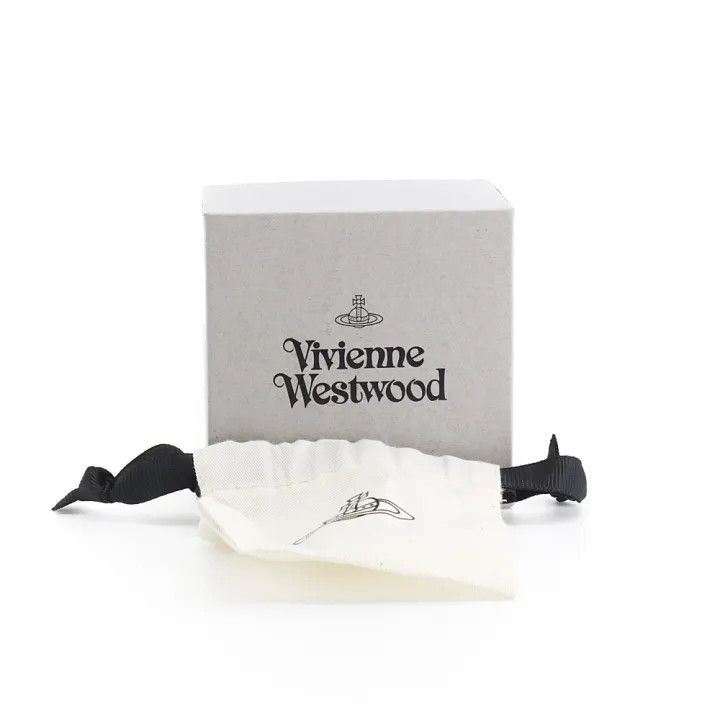 Vivienne Westwood Vivienne Westwood Ismene Brass Earrings with Diamonds 0079 Size ONE SIZE - 3 Thumbnail
