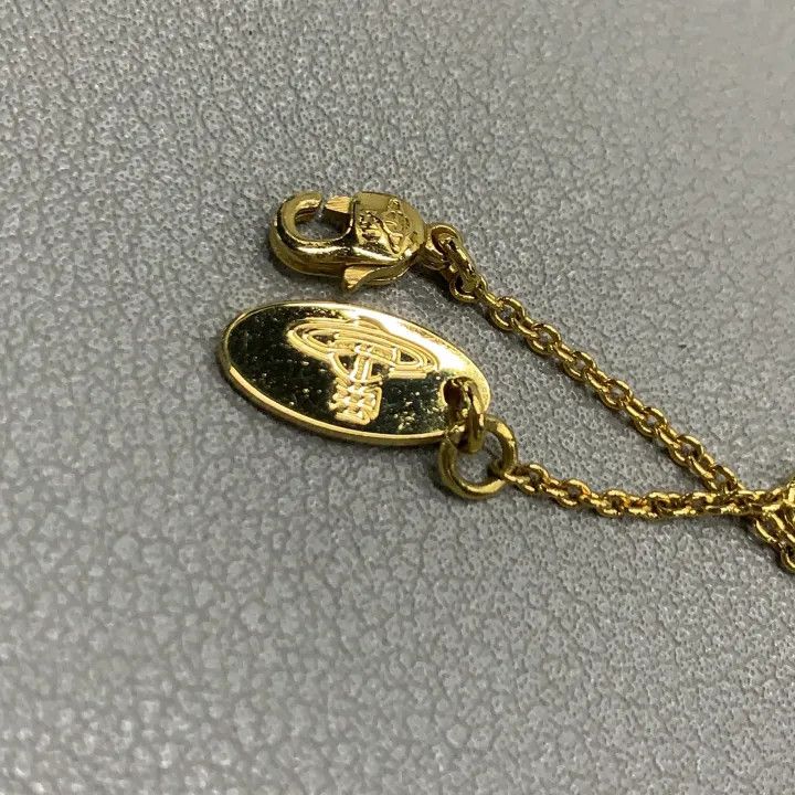 Vivienne Westwood Vivienne Westwood Gold Saturn Pendant Necklace 0079 Size ONE SIZE - 4 Thumbnail