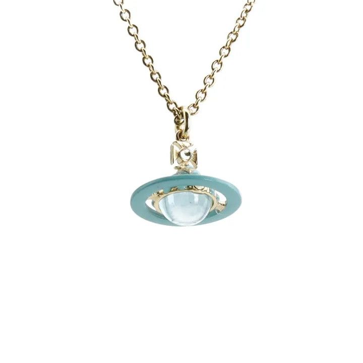 Vivienne Westwood Vivienne Westwood Gold Saturn Pendant Necklace 0079 Size ONE SIZE - 2 Thumbnail