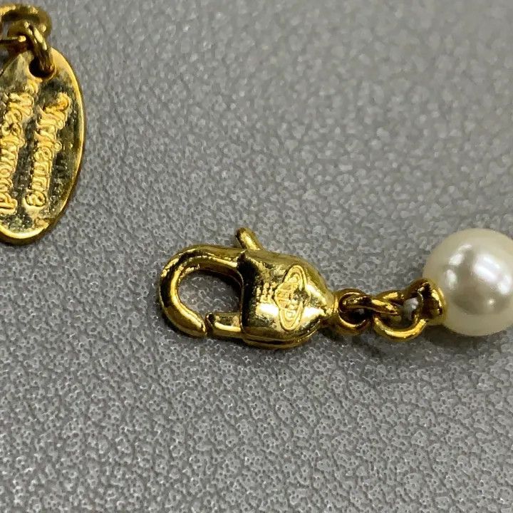 Vivienne Westwood Vivienne Westwood Lucrece Gold Saturn Pin Necklace 0079 Size ONE SIZE - 4 Thumbnail