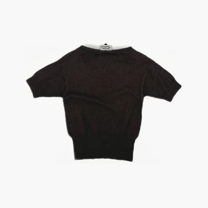 Vivienne Westwood Vivienne Westwood Stylish Solid Color Knit Top 0079 Size US S / EU 44-46 / 1 - 3 Thumbnail