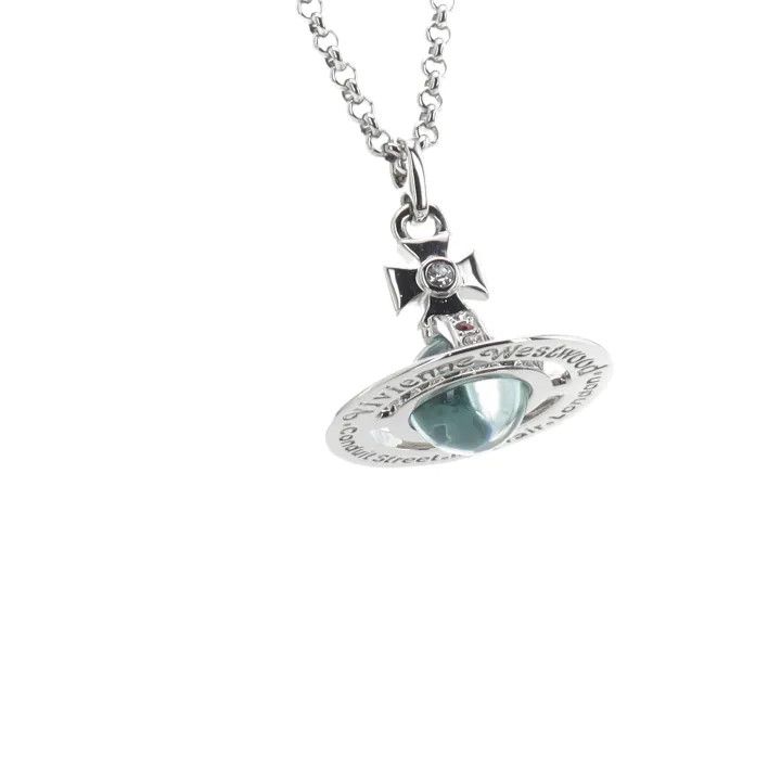 Vivienne Westwood Vivienne Westwood New Tiny Orb Pendant Necklace 0079 Size ONE SIZE - 2 Thumbnail