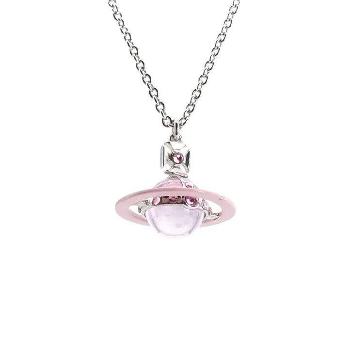 Vivienne Westwood Vivienne Westwood Saturn Pendant Necklace 0079 Size ONE SIZE - 2 Thumbnail