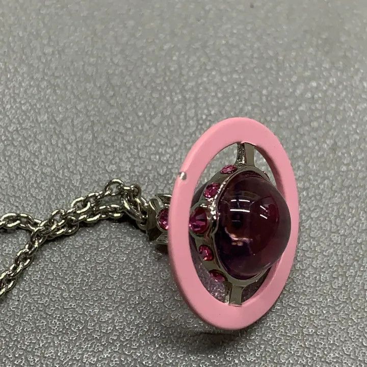 Vivienne Westwood Vivienne Westwood Saturn Pendant Necklace 0079 Size ONE SIZE - 4 Thumbnail