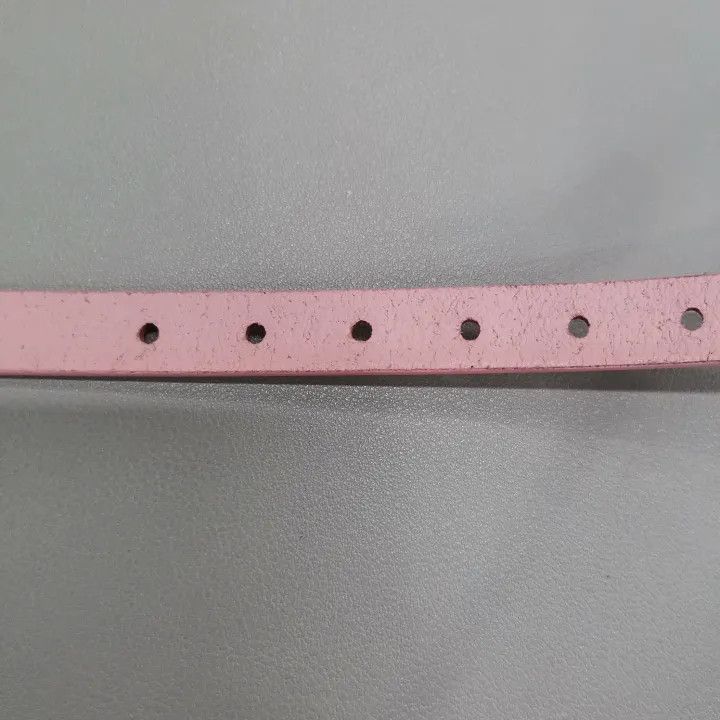 Vivienne Westwood Vivienne Westwood Pink Leather Choker with Saturn Pendant 0079 Size ONE SIZE - 8 Thumbnail