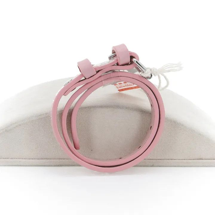 Vivienne Westwood Vivienne Westwood Pink Leather Choker with Saturn Pendant 0079 Size ONE SIZE - 3 Thumbnail