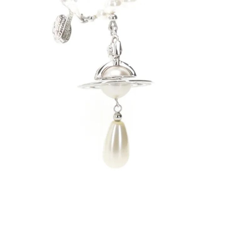 Vivienne Westwood Vivienne Westwood Broken Pearl Necklace for Unisex 0079 Size ONE SIZE - 2 Thumbnail