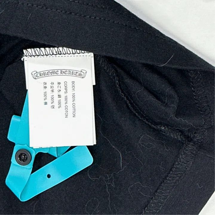 Chrome Hearts Chrome Hearts Black Short Sleeve T-Shirt for Men 0079 Size US M / EU 48-50 / 2 - 2 Thumbnail