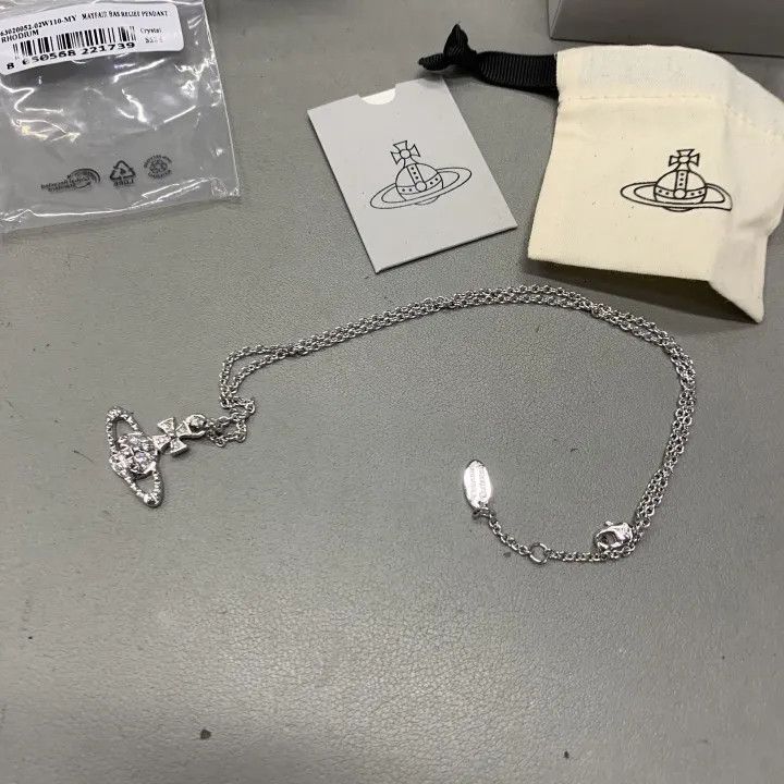 Vivienne Westwood Vivienne Westwood MAYFAIR BAS RELIEF PENDANT NECKLACE 0079 Size ONE SIZE - 2 Thumbnail