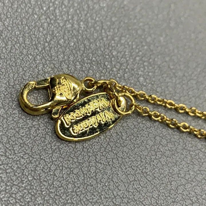 Vivienne Westwood Vivienne Westwood Gold Saturn Bow Necklace 0079 Size ONE SIZE - 4 Thumbnail