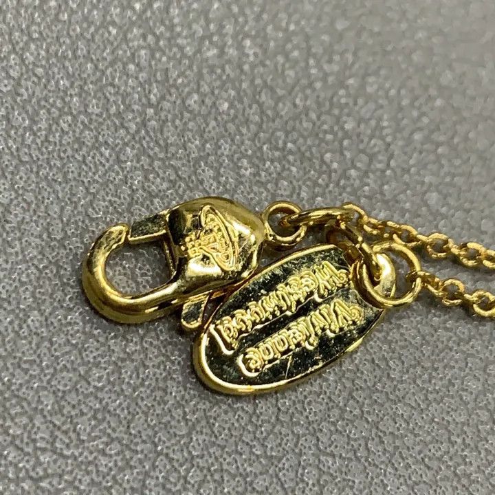Vivienne Westwood Vivienne Westwood Gold Saturn Bow Necklace 0079 Size ONE SIZE - 5 Thumbnail
