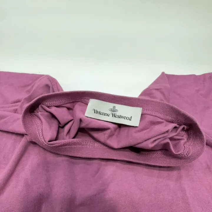 Vivienne Westwood Vivienne Westwood Logo Round Neck T-Shirt in Pink 0079 Size M / US 6-8 / IT 42-44 - 7 Thumbnail