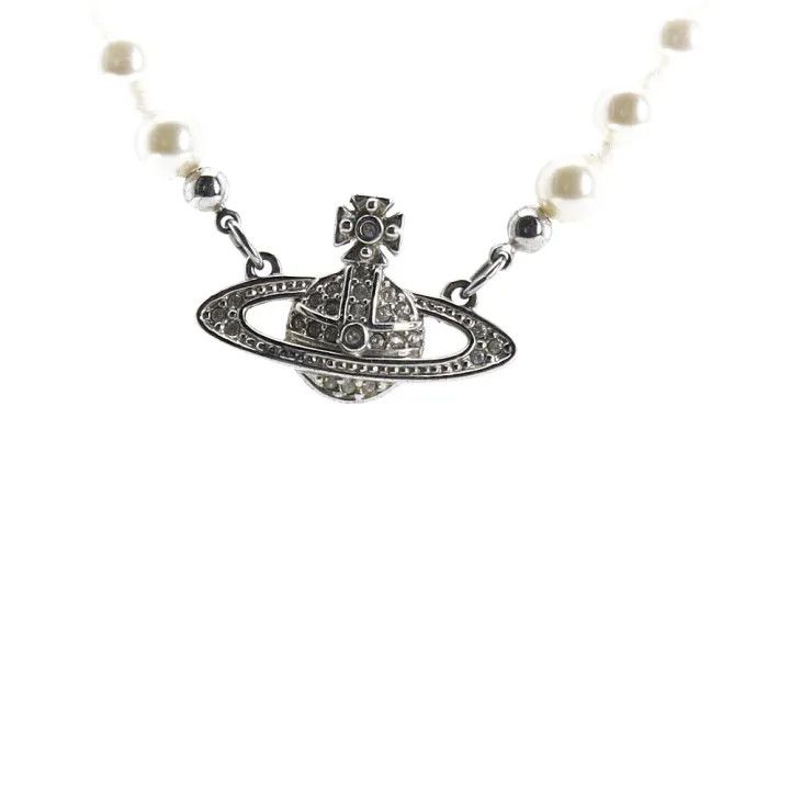Vivienne Westwood Vivienne Westwood Mini Bas Relief Choker Necklace 0079 Size ONE SIZE - 2 Thumbnail