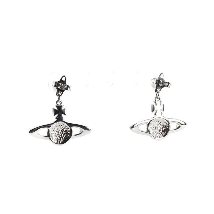 Vivienne Westwood Vivienne Westwood Planet Drop Earrings in Brass 0079 Size ONE SIZE - 2 Thumbnail