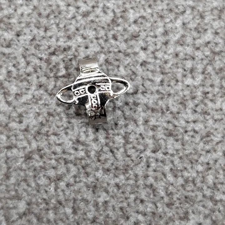 Vivienne Westwood Vivienne Westwood Classic Saturn Crystal Earrings 0079 Size ONE SIZE - 4 Thumbnail