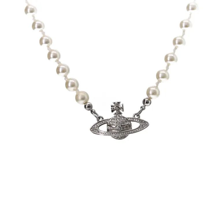 Vivienne Westwood Vivienne Westwood Mini Bas Relief Choker Necklace 0079 Size ONE SIZE - 2 Thumbnail